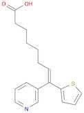 7-Octenoic acid, 8-(3-pyridinyl)-8-(2-thienyl)-, (E)-