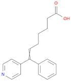 6-Heptenoic acid, 7-phenyl-7-(4-pyridinyl)-