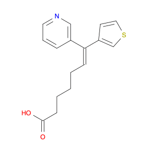 6-Heptenoic acid, 7-(3-pyridinyl)-7-(3-thienyl)-, (E)-