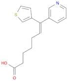 6-Heptenoic acid, 7-(3-pyridinyl)-7-(3-thienyl)-, (Z)-