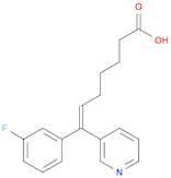 6-Heptenoic acid, 7-(3-fluorophenyl)-7-(3-pyridinyl)-, (Z)-