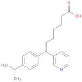 6-Heptenoic acid, 7-[4-(1-methylethyl)phenyl]-7-(3-pyridinyl)-, (Z)-