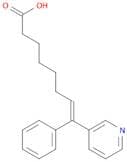 7-Octenoic acid, 8-phenyl-8-(3-pyridinyl)-, (E)-