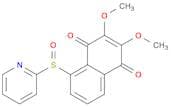 1,4-Naphthalenedione, 2,3-dimethoxy-5-(2-pyridinylsulfinyl)-