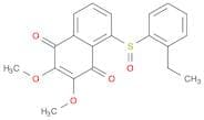 1,4-Naphthalenedione, 5-[(2-ethylphenyl)sulfinyl]-2,3-dimethoxy-