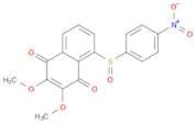 1,4-Naphthalenedione, 2,3-dimethoxy-5-[(4-nitrophenyl)sulfinyl]-