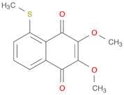 1,4-Naphthalenedione, 2,3-dimethoxy-5-(methylthio)-