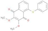 1,4-Naphthalenedione, 2,3-dimethoxy-5-(phenylthio)-