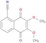 1-Naphthalenecarbonitrile, 5,8-dihydro-6,7-dimethoxy-5,8-dioxo-