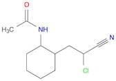 Acetamide, N-[2-(2-chloro-2-cyanoethyl)cyclohexyl]-