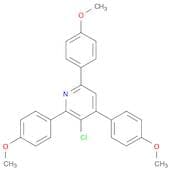 Pyridine, 3-chloro-2,4,6-tris(4-methoxyphenyl)-
