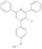 Pyridine, 3-chloro-4-(4-methoxyphenyl)-2,6-diphenyl-