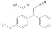 Benzoic acid, 2-[(cyanomethyl)phenylamino]-5-methoxy-