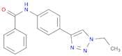 Benzamide, N-[4-(1-ethyl-1H-1,2,3-triazol-4-yl)phenyl]-