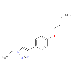 1H-1,2,3-Triazole, 4-(4-butoxyphenyl)-1-ethyl-