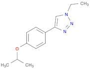 1H-1,2,3-Triazole, 1-ethyl-4-[4-(1-methylethoxy)phenyl]-