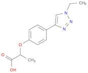 Propanoic acid, 2-[4-(1-ethyl-1H-1,2,3-triazol-4-yl)phenoxy]-
