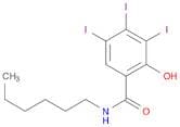 Benzamide, N-hexyl-2-hydroxy-3,4,5-triiodo-