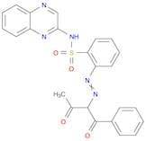 Benzenesulfonamide, 2-[(1-benzoyl-2-oxopropyl)azo]-N-2-quinoxalinyl-