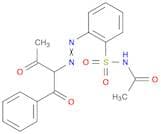 Acetamide, N-[[2-[(1-benzoyl-2-oxopropyl)azo]phenyl]sulfonyl]-