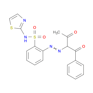 Benzenesulfonamide, 2-[(1-benzoyl-2-oxopropyl)azo]-N-2-thiazolyl-