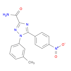 1H-1,2,4-Triazole-3-carboxamide, 1-(3-methylphenyl)-5-(4-nitrophenyl)-