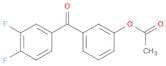 3-Acetoxy-3',4'-difluorobenzophenone