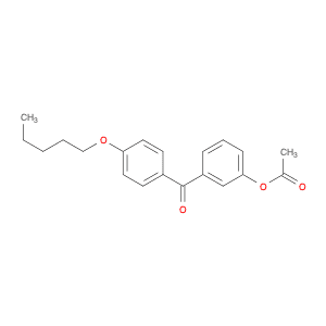 3-Acetoxy-4'-pentyloxybenzophenone