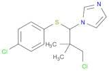 1H-Imidazole, 1-[3-chloro-1-[(4-chlorophenyl)thio]-2,2-dimethylpropyl]-