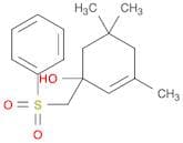 2-Cyclohexen-1-ol, 3,5,5-trimethyl-1-[(phenylsulfonyl)methyl]-