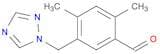 2,4-dimethyl-5-(1H-1,2,4-triazol-1-ylmethyl)benzaldehyde