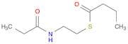 Butanethioic acid, S-[2-[(1-oxopropyl)amino]ethyl] ester