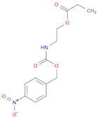 Carbamic acid, [2-(1-oxopropoxy)ethyl]-, (4-nitrophenyl)methyl ester