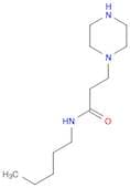 1-Piperazinepropanamide, N-pentyl-