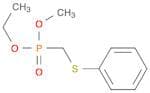 Phosphonic acid, [(phenylthio)methyl]-, ethyl methyl ester, (R)-