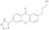 9H-Xanthen-9-one, 2-[(2-hydroxyethyl)thio]-6-(1H-tetrazol-5-yl)-