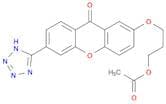 9H-Xanthen-9-one, 2-[3-(acetyloxy)propoxy]-6-(1H-tetrazol-5-yl)-