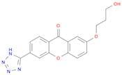 9H-Xanthen-9-one, 2-(3-hydroxypropoxy)-6-(1H-tetrazol-5-yl)-