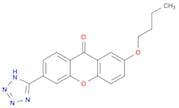 9H-Xanthen-9-one, 2-butoxy-6-(1H-tetrazol-5-yl)-