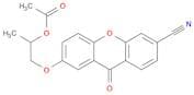9H-Xanthene-3-carbonitrile, 7-[2-(acetyloxy)propoxy]-9-oxo-