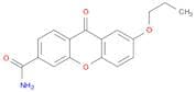 9H-Xanthene-3-carboxamide, 9-oxo-7-propoxy-