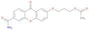9H-Xanthene-3-carboxamide, 7-[3-(acetyloxy)propoxy]-9-oxo-