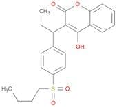 2H-1-Benzopyran-2-one, 3-[1-[4-(butylsulfonyl)phenyl]propyl]-4-hydroxy-