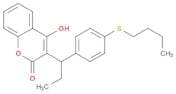 2H-1-Benzopyran-2-one, 3-[1-[4-(butylthio)phenyl]propyl]-4-hydroxy-
