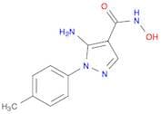 1H-Pyrazole-4-carboxamide, 5-amino-N-hydroxy-1-(4-methylphenyl)-