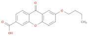 9H-Xanthene-3-carboxylic acid, 7-butoxy-9-oxo-