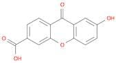 9H-Xanthene-3-carboxylic acid, 7-hydroxy-9-oxo-