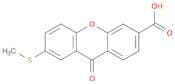 9H-Xanthene-3-carboxylic acid, 7-(methylthio)-9-oxo-