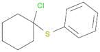 Benzene, [(1-chlorocyclohexyl)thio]-