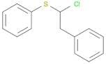 Benzene, [(1-chloro-2-phenylethyl)thio]-